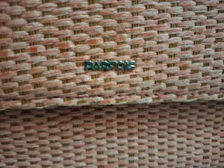 Bolso de mano Parfois tejido naranja