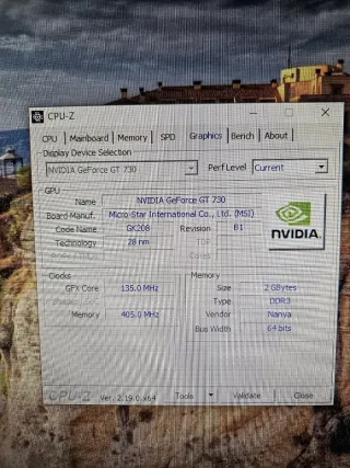 MSI GT 730 Tarjeta Gráfica 2GB DDR3