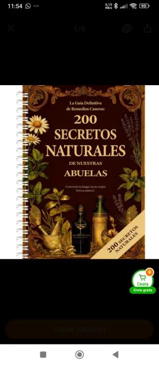 Libro secretos naturales de nuestras abuelas