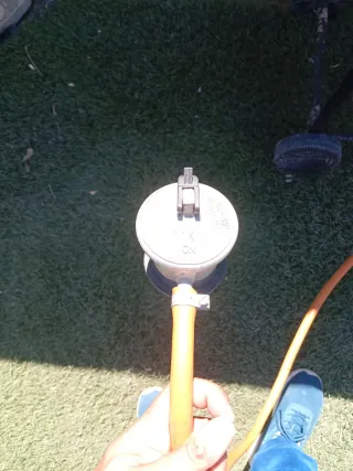 Barbacoa de gas casi nueva