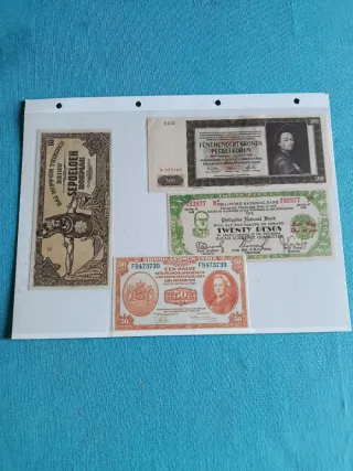 Billete Confederado 5 Dólares 1861