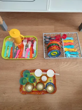 Cocina infantil de madera