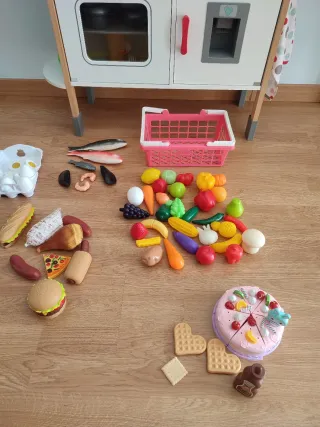 Cocina infantil de madera