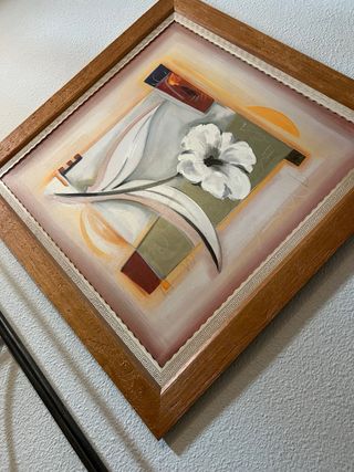 Cuadro floral moderno