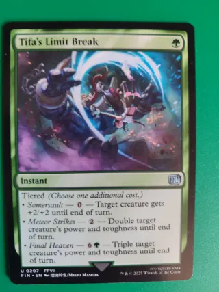 Carta Magic TCG Final Fantasy Tifa's Limit Break