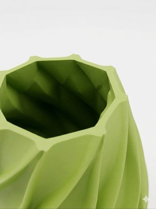 Vaso Twist Verde Elegante