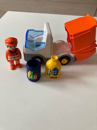 Camión de basura Playmobil con figura
