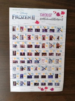 Cromos Frozen Photocards