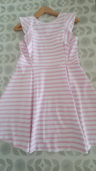 Vestido Niña Ralph Lauren Rayas Rosas
