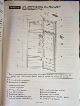 Frigorífico 2 Puertas Telefunken TLK284W - A++