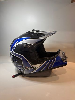 Casco Motocross Nitro Negro/Azul