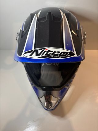 Casco Motocross Nitro Negro/Azul