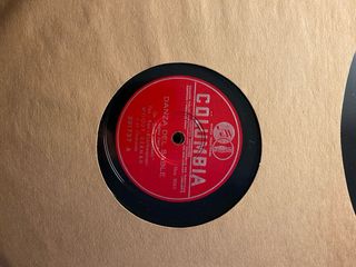 Dischi in bachelite per grammofono