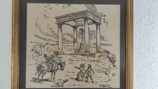 Dibujo Original J. Sánchez Merino - Ávila