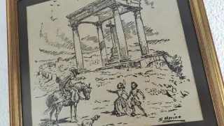 Dibujo Original J. Sánchez Merino - Ávila