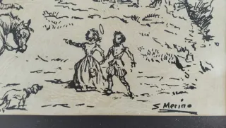 Dibujo Original J. Sánchez Merino - Ávila