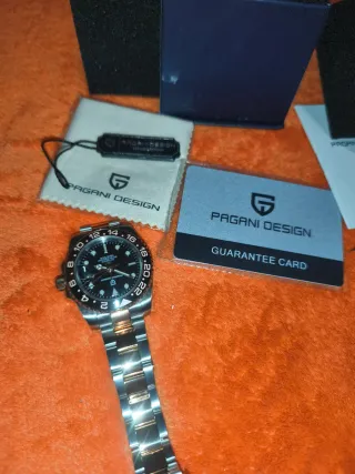 Reloj Pagani Design Hombre Oro/Plata