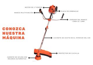 Desbrozadora Knakasaki Naranja