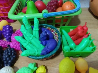 Juego de Frutas y Verduras de Juguete