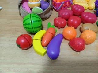 Juego de Frutas y Verduras de Juguete