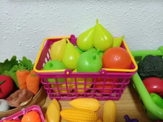 Juego de Frutas y Verduras de Juguete
