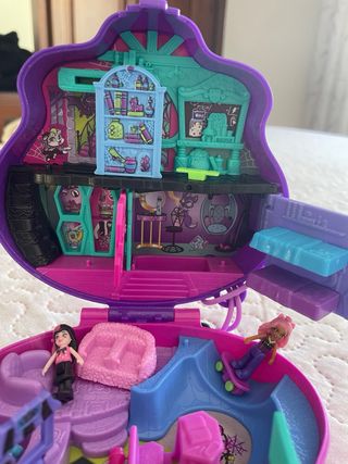 Polly Pocket Monster High Calavera Morada