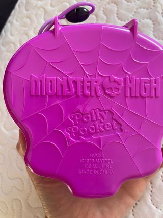 Polly Pocket Monster High Calavera Morada