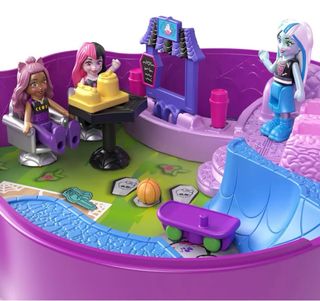 Polly Pocket Monster High Calavera Morada