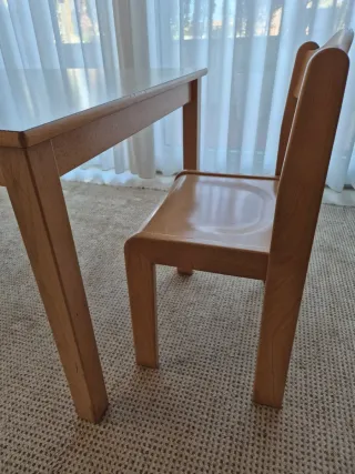 Mesa haya 80 x 80 x 58 cm y 2 sillas