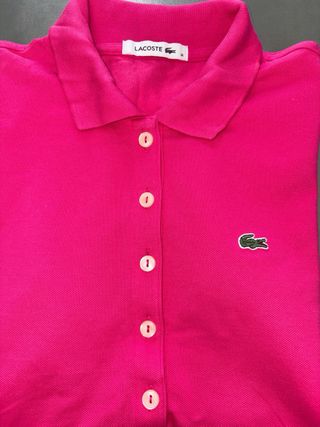 Polo Lacoste Donna Rosa Taglia M