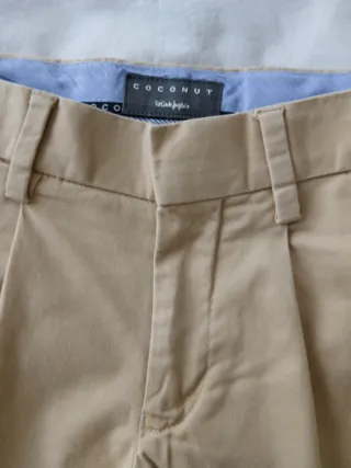 Bermuda niño beige talla 8