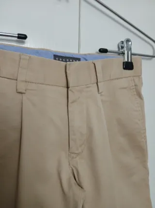 Bermuda niño beige talla 8