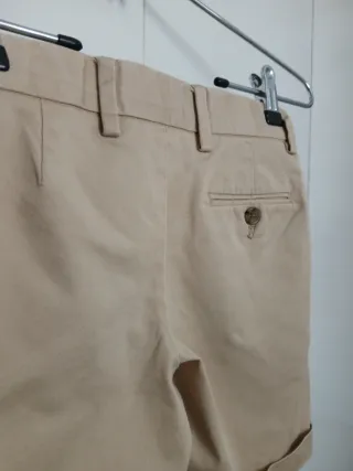 Bermuda niño beige talla 8