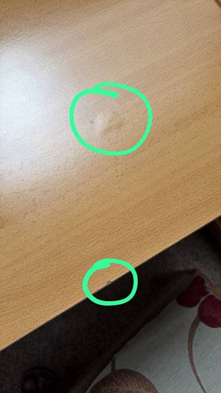 Escritorio madera con cajón y estante