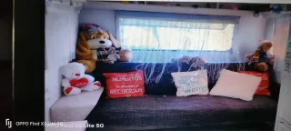 Caravana con avance y cocina