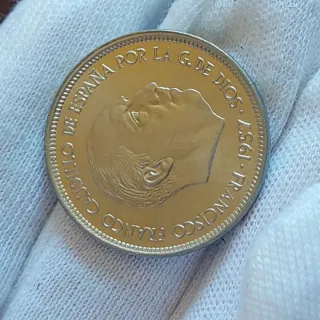 Moneda 25 Pesetas Francisco Franco 1957*74*S/C