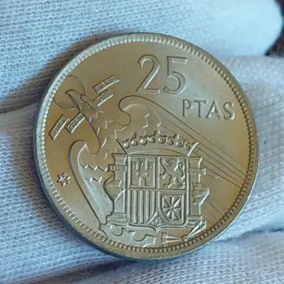 Moneda 25 Pesetas Francisco Franco 1957*74*S/C