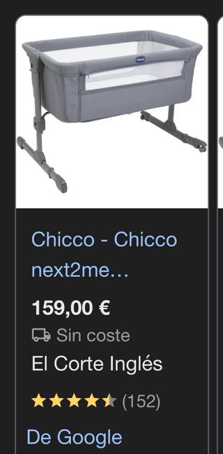 Culla ad altalena Chicco Next2Me