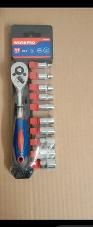 Set Chiave Cricchetto WORKPRO 11 Pezzi CR-V