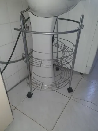 Carro organizador bajo lavabo con ruedas