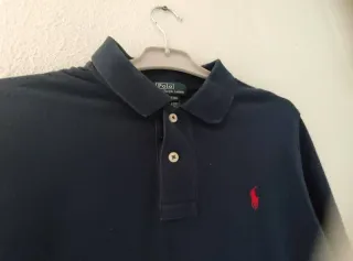 Polo Ralph Lauren manga larga azul