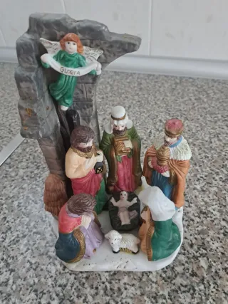 Belén Navideño Figuras Resina