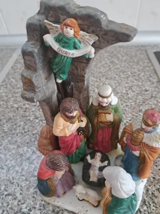 Belén Navideño Figuras Resina