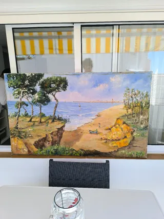 Cuadro Azuquita - Paisaje Marino