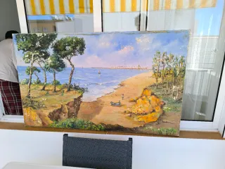 Cuadro Azuquita - Paisaje Marino