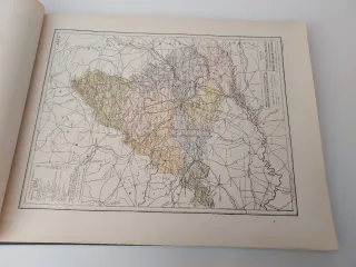Antiguo ATLAS DE ESPAÑA Y SUS POSESIONES, año 1920