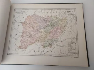Antiguo ATLAS DE ESPAÑA Y SUS POSESIONES, año 1920