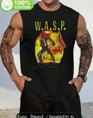 Camiseta sin mangas W.A.S.P. The Last Command XL