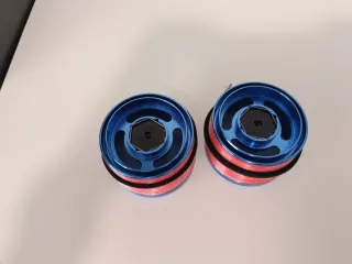 2 Bobinas rely cónicas azules