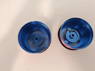 2 Bobinas rely cónicas azules